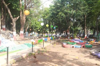 Dr. Zakir Hussain Park renovated in 75 hours