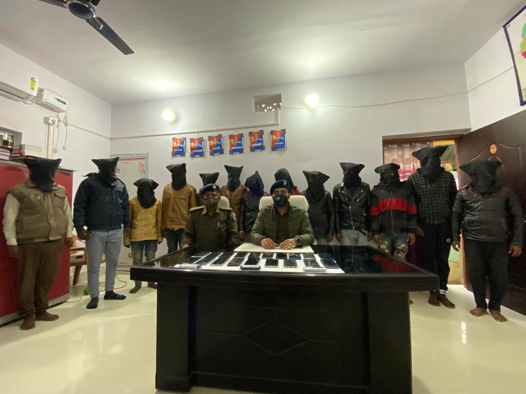13 (thirteen) cyber thugs arrested from Deoghar