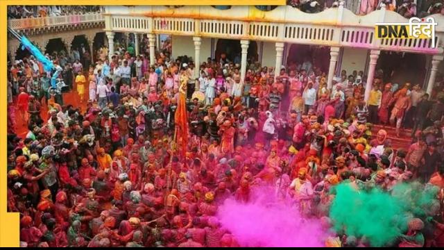 The color of Holi fits well in folk songs