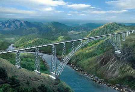 The construction of the high bridge on the Chenab river will be completed by September