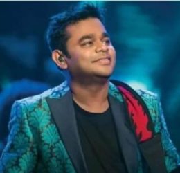 At the 64th Grammy Awards ceremony, composer A. R. Rahman attended