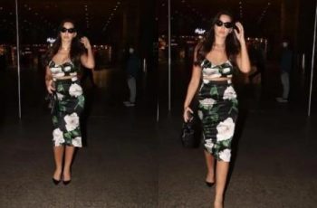 Nora's cool look was shown at Mumbai airport, fans also went crazy