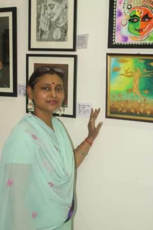 Shilpi Khare appreciated in art exhibition