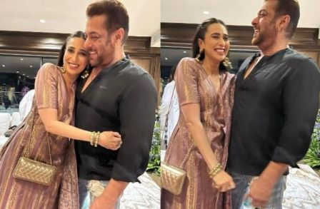 Karisma shared a picture of Salman hugging her