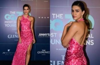 Kriti Sanon made headlines in high slit gown