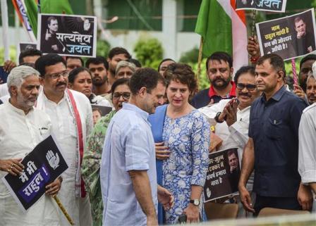 Rahul Gandhi appeared before ED for the second consecutive day, interrogation continues