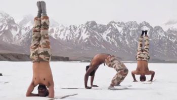 International Yoga Day From Ladakh to Sikkim, Himveers of ITBP did yoga