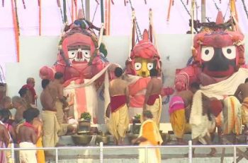 Mahaprabhu Shri Jagannath's bathing journey concluded in Puri