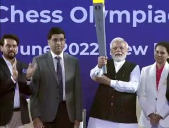 PM Modi launches torch relay of 44th Chess Olympiad