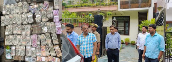 CBI and IT raids at former NBCC officer's house, cash worth crores found