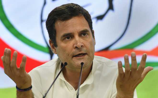 Giving employment is not a matter of Raja's bus Rahul Gandhi