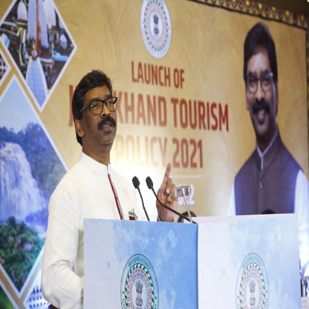 Chief Minister Shri Hemant Soren launched Tourism Policy-2021 in New Delhi