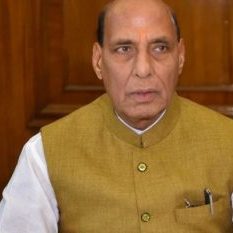 Defense Minister Rajnath Singh visits the main radar station of Indian Air Force