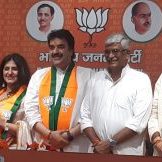 Kuldeep Bishnoi joins BJP with his wife Renuka Bishnoi