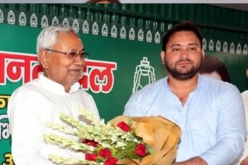 Nitish, Tejashwi Yadav reached Raj Bhavan to stake claim for new government