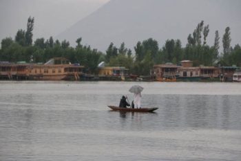 Partly cloudy sky in Jammu and Kashmir, light rain expected