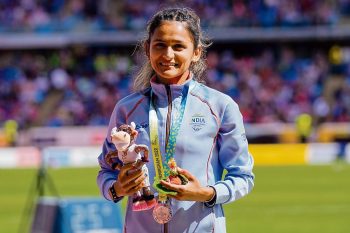 Priyanka Goswami created history on foot