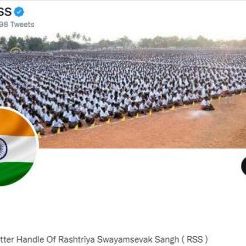 RSS replaces saffron on its social media accounts with tricolor