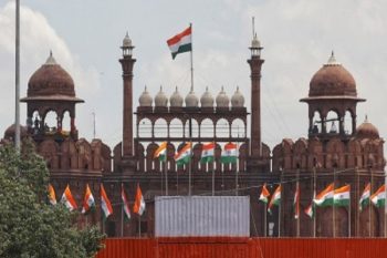 Red Fort area became Abhed Fort for Independence Day celebrations