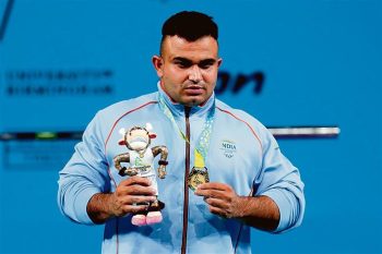 Sudhir gets gold with record points in men's heavyweight