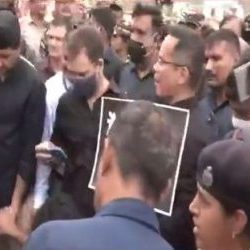 Congress MPs started march from Parliament to Rashtrapati Bhavan