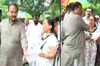 BJP MLA caught on camera misbehaving with woman