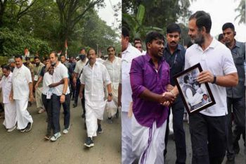 Kerala leg of Rahul Gandhi's India couples journey complete