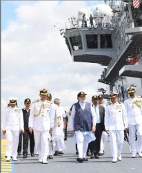 Prime Minister Narendra Modi Infinite challenges in the ocean, India's answer is Vikrant