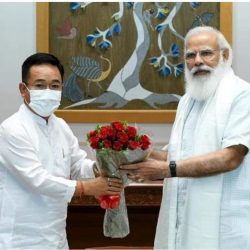 Sikkim Chief Minister Prem Singh Tamang wishes Narendra Modi on his birthday