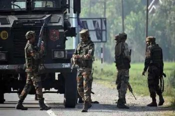 Action of security forces in Jammu and Kashmir's Anantnag