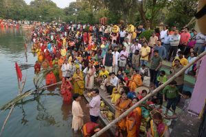 Chief Minister Shri Hemant Soren attended Chhath Mahaparv