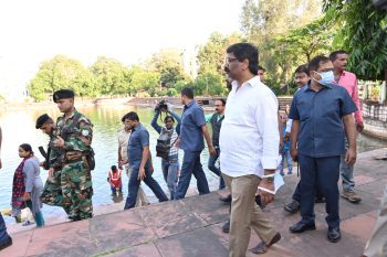 Chief Minister inspected the cleanliness, cleanliness, at Kanke Dam and Hatnia Talab Ghat in the capital Ranchi, gave instructions