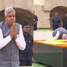 Dhankhar pays tribute to Lal Bahadur Shastri