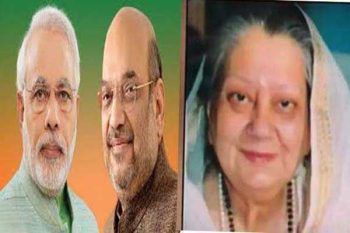 Modi and Shah pay tribute to Vijaya Raje on her birth anniversary