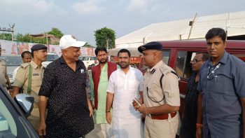 Rajiv Pratap Rudy inspected Amit Shah's program in Sitab Diara