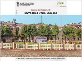 Special cleanliness drive 2.0 adds color to over a century old DGMS building in Dhanbad