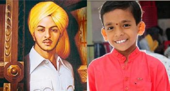 The child was rehearsing the hanging scene of Bhagat Singh, died by hanging