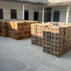 Illicit liquor worth Rs 45 lakh caught from a container going to Surat in Gujarat, one arrested