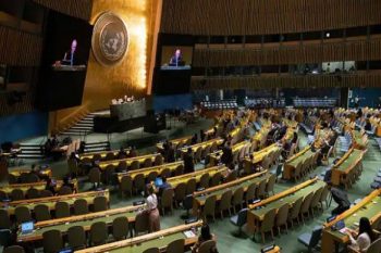 India played friendship in the United Nations General Assembly