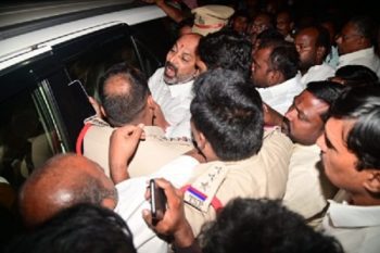 March not allowed, Telangana BJP chief put under house arrest