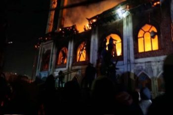 Soldiers brought fire under control in Drass mosque