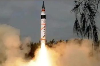 India successfully test-fired nuclear-capable ballistic missile Agni-5