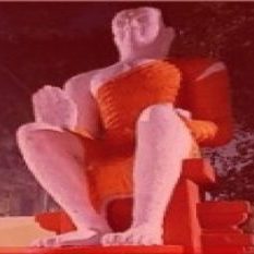 Lord Buddha's statue painted with saffron color, teachers objected