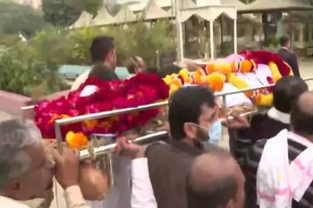 PM Modi's mother's last journey in pictures