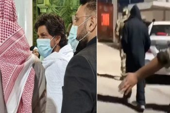 Shahrukh Khan reached the court of Maa Vaishno Devi after performing Umrah, visited with friends