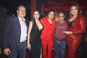 A gathering of film stars... Inauguration of Night Club 'The Amph' completed