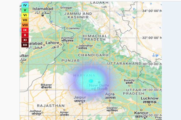 Earthquake tremors felt in Delhi and surrounding areas