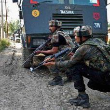 Encounter between security forces and terrorists in Jammu and Kashmir's Budgam