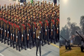 Glimpse of indigenous weapons in Republic Day parade, 21 gun salute from Indian cannon