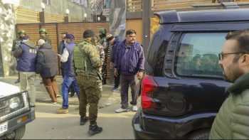 NIA team reached Hurriyat Conference office in Rajbagh, Srinagar